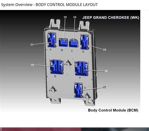 Jeep garage bcm diagram